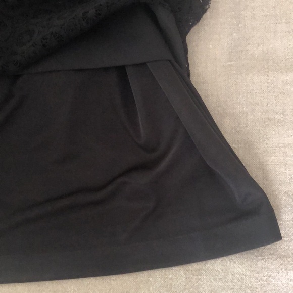 Laundry by Shelli Segal Black Lace Tunic Style Dress size 2 - Picture 11 of 12